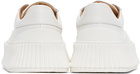 Jil Sander White Low-Top Platform Sneakers