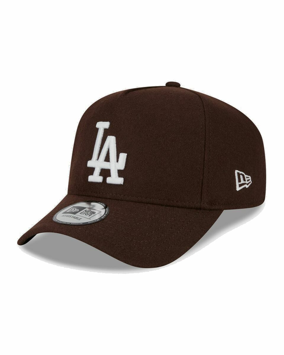 Photo: New Era Melton Eframe Los Angeles Dodgers Brown - Mens - Caps