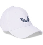 CASTORE - Ghost Logo-Embroidered Woven Baseball Cap - White