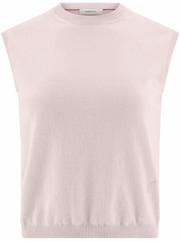 Photo: Ferragamo Pink Sleeveless Top