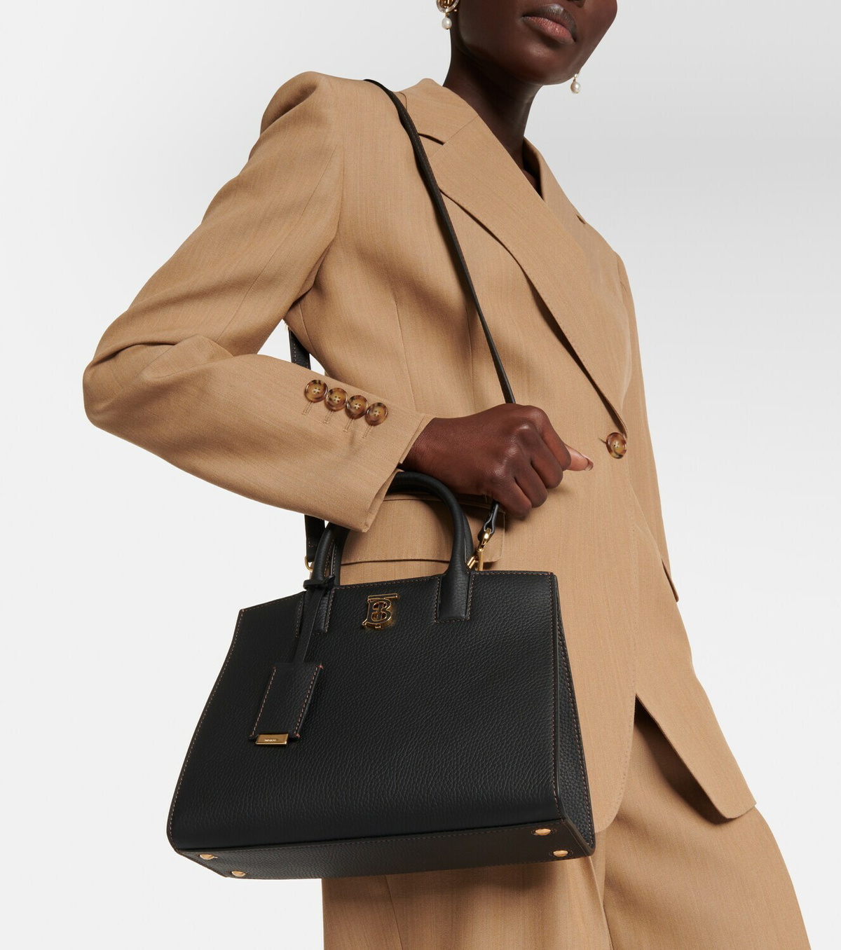 トートバッグ BURBERRY MINI FRANCES TOTE BAG Burberry Mini Frances Leather Tote Bag | eBay