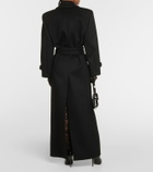 Saint Laurent Double-breasted wool coat