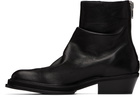 424 Black Marathon Cowboy Boots