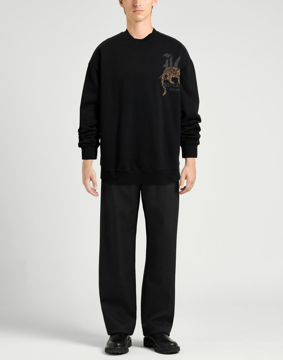 Just Cavalli Mens Sweatshirt in Black