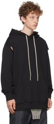 Rick Owens Black Champion Edition Jumbo Hoodie