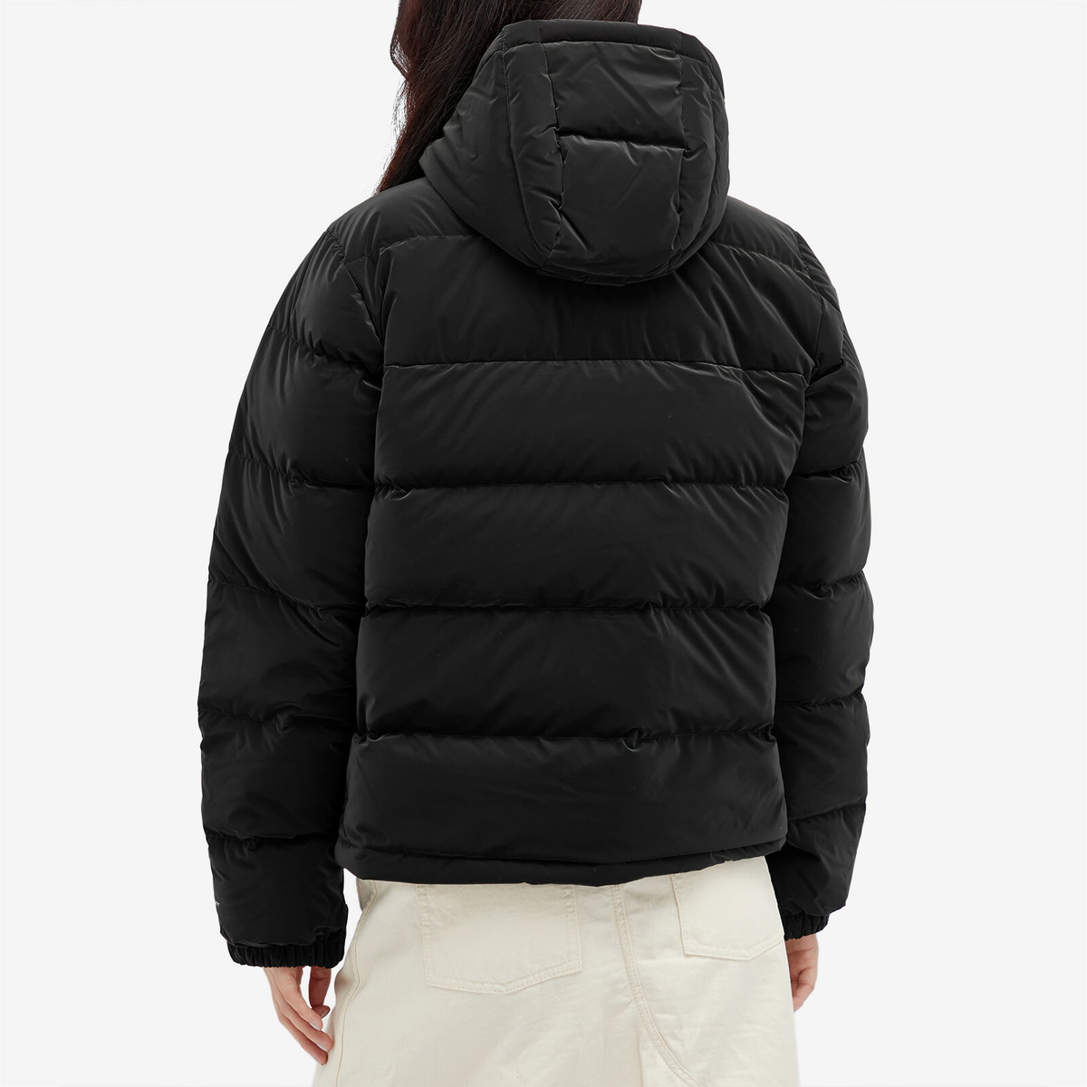 Columbia Women's Bulo Point Down Jacket in Black Velvet Sheen
