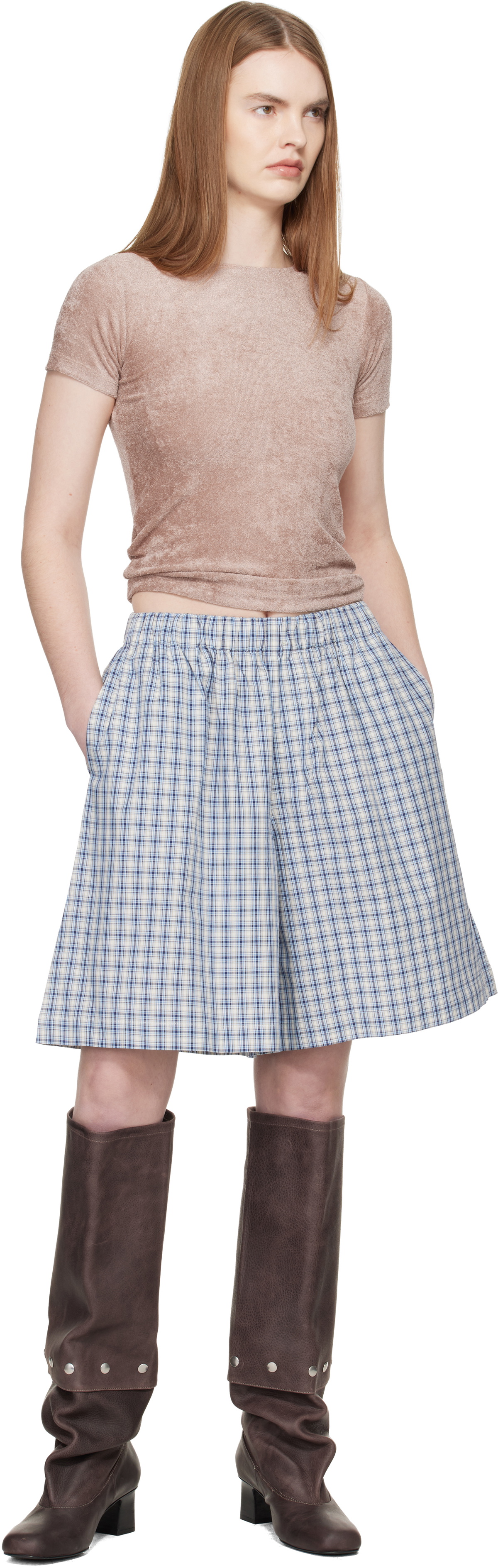 Baserange Blue Claude Shorts