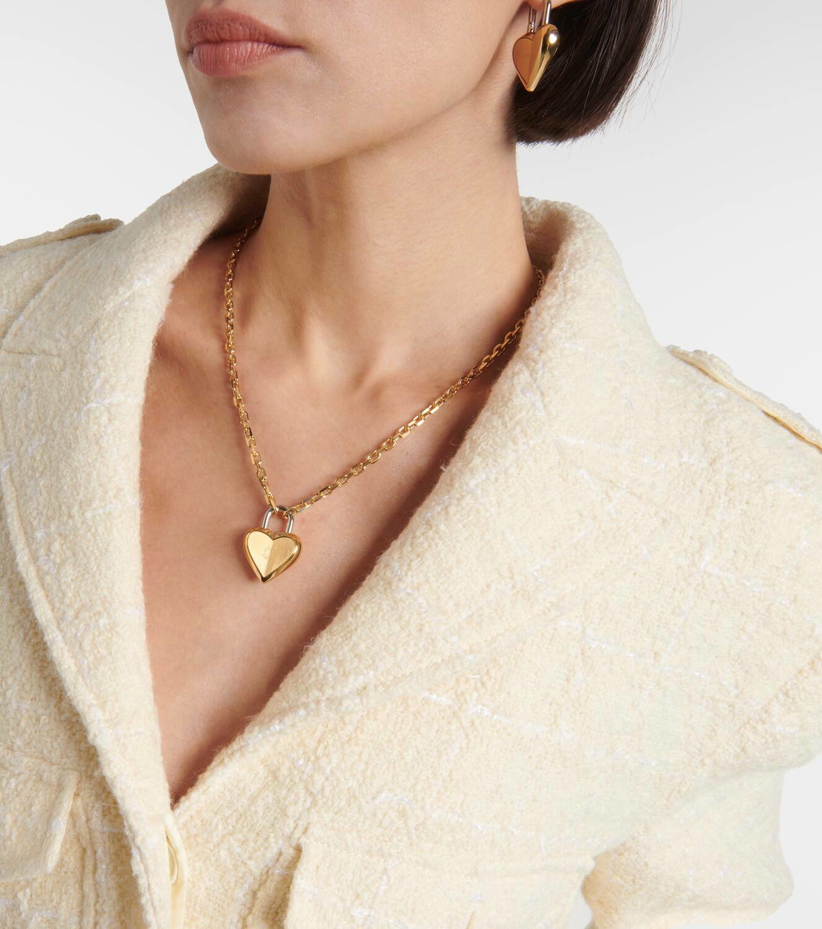 Givenchy Heart Lock pendant necklace