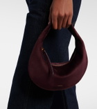 Khaite Olivia Mini suede shoulder bag