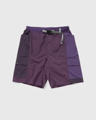 Gramicci X And Wander Patchwork Wind Short Purple - Mens - Cargo Shorts