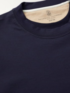 BRUNELLO CUCINELLI - Slim-Fit Cotton-Jersey T-Shirt - Blue