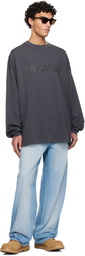 Fear of God ESSENTIALS Gray Holiday 90s Long Sleeve T-shirt