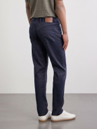 Zegna - Straight-Leg Linen and Cotton-Blend Jeans - Blue