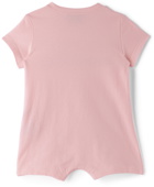 Gucci Baby Pink Cotton Bodysuit Set