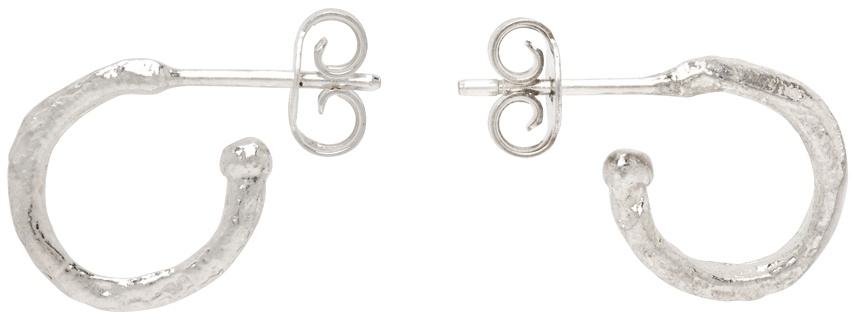 Alighieri Silver 'The Morning Hour' Hoop Earrings