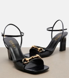 Gucci Signora Horsebit leather slingback sandals