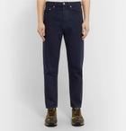 Valentino - Logo-Print Denim Jeans - Blue