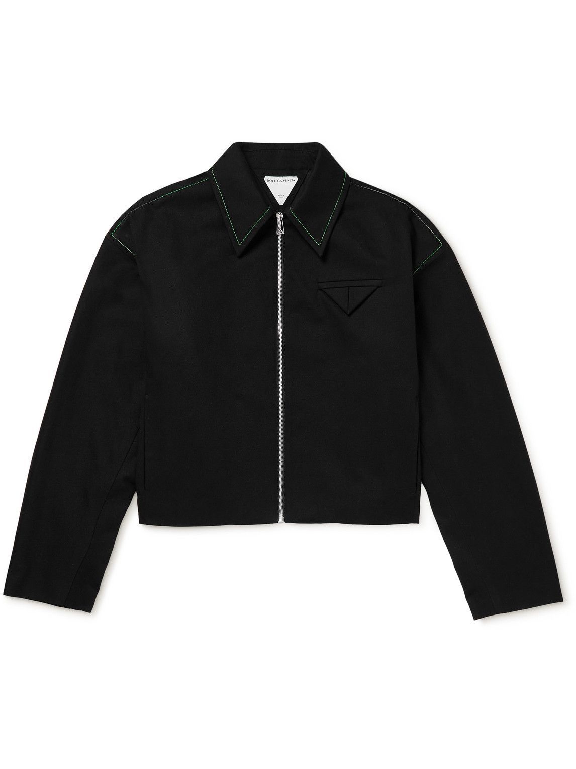 Bottega Veneta - Cotton-Twill Blouson Jacket - Black