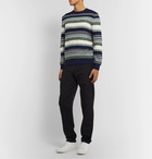 A.P.C. - Maxence Fair Isle Cotton Sweater - Blue