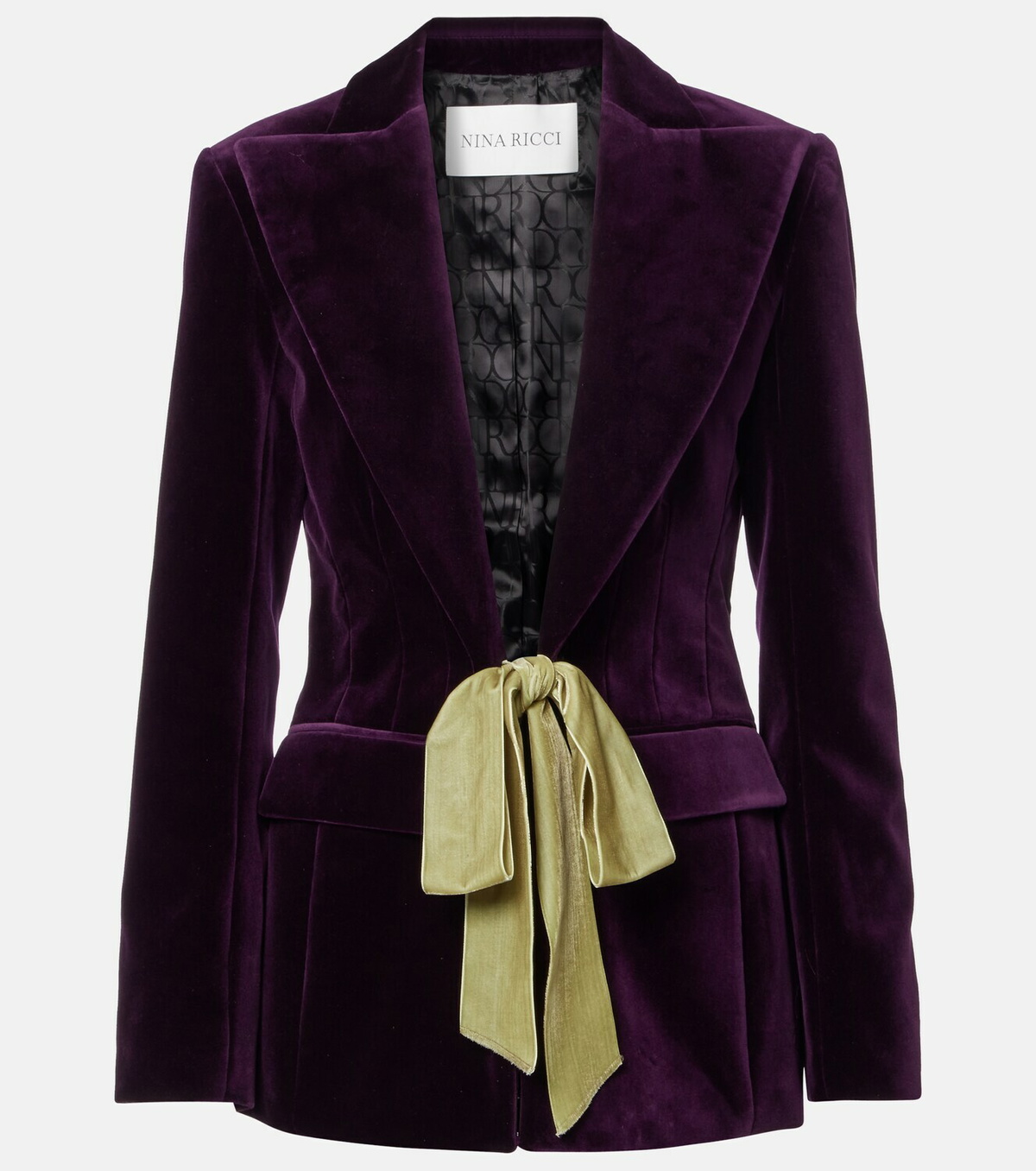 Nina Ricci Cotton velvet blazer