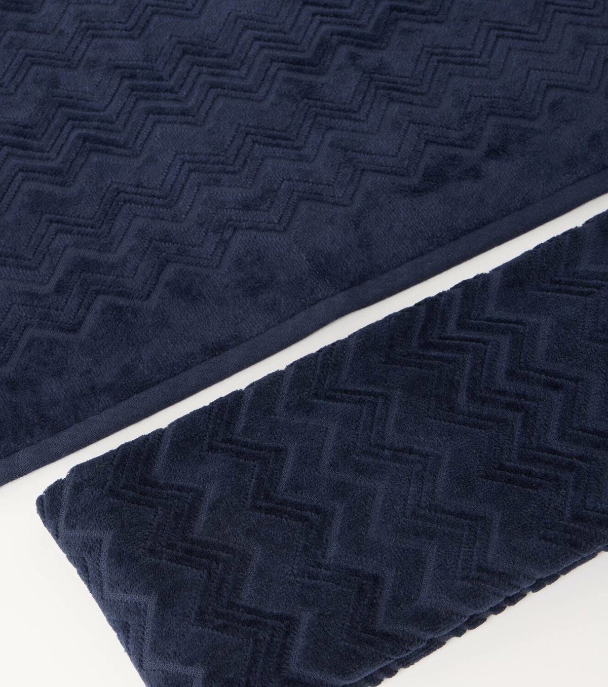 Missoni Chalk set of 2 zigzag cotton terry towels