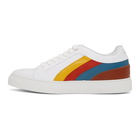 Paul Smith White Multi Stripe Basso Sneakers