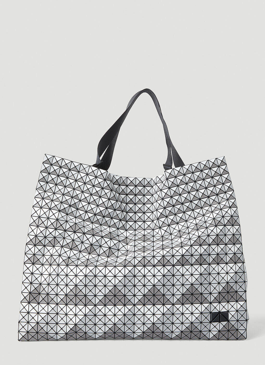 Cart Tote Bag in Grey Bao Bao Issey Miyake