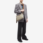 Gucci Men's GG Supreme Shoulder Bag in Beige