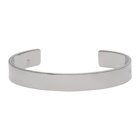 Maison Margiela Silver Polished Bangle Bracelet