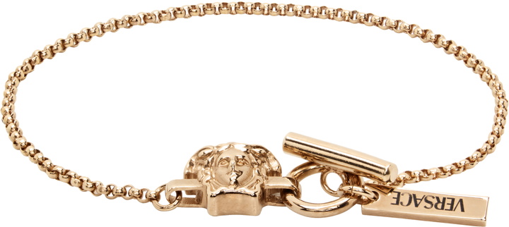 Photo: Versace Medusa Rolo Chain Bracelet