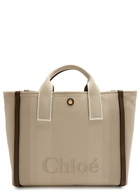 Chloe Carry Canvas Tote - Beige - One Size