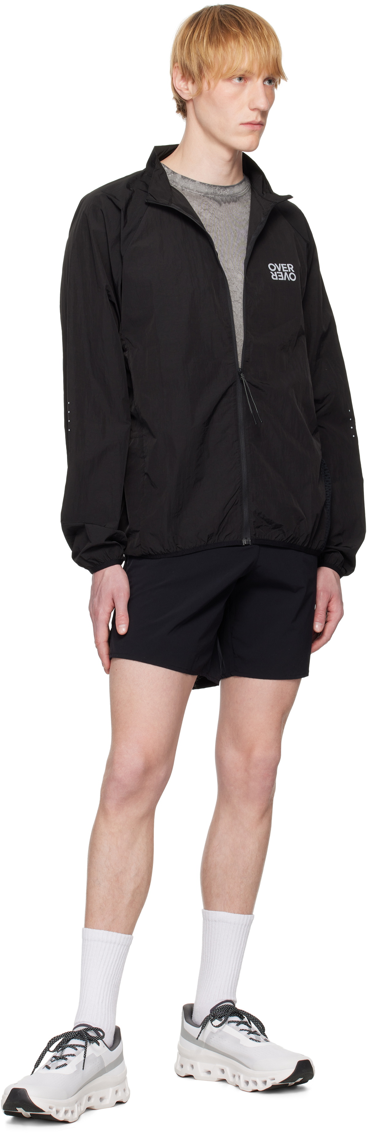 OVER OVER Black Track Jacket