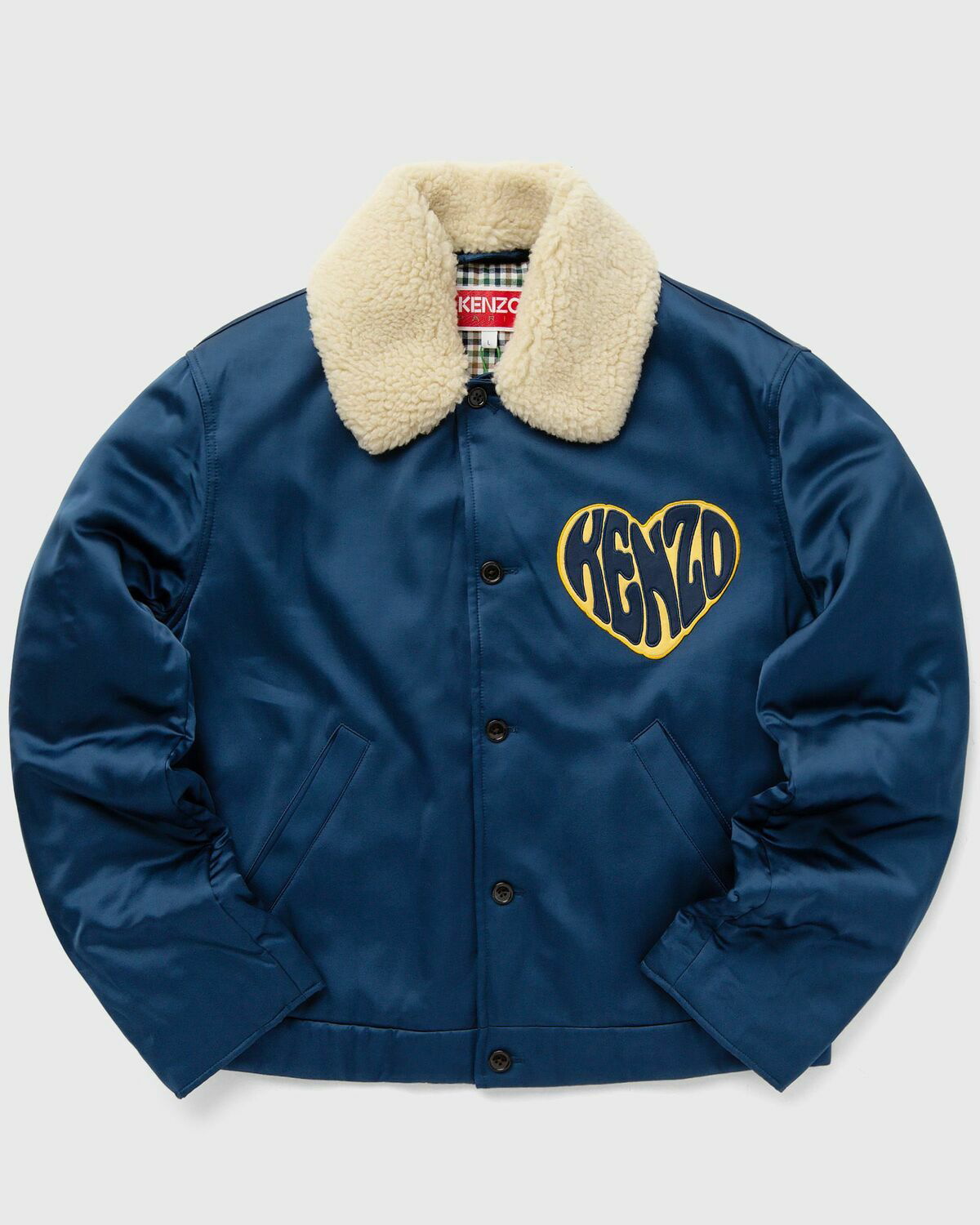 Kenzo Hearts Tour Jacket Blue - Mens - Bomber Jackets Kenzo