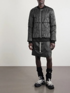 Rick Owens - Moncler Logo-Appliquéd Quilted Shell Down Jacket - Black