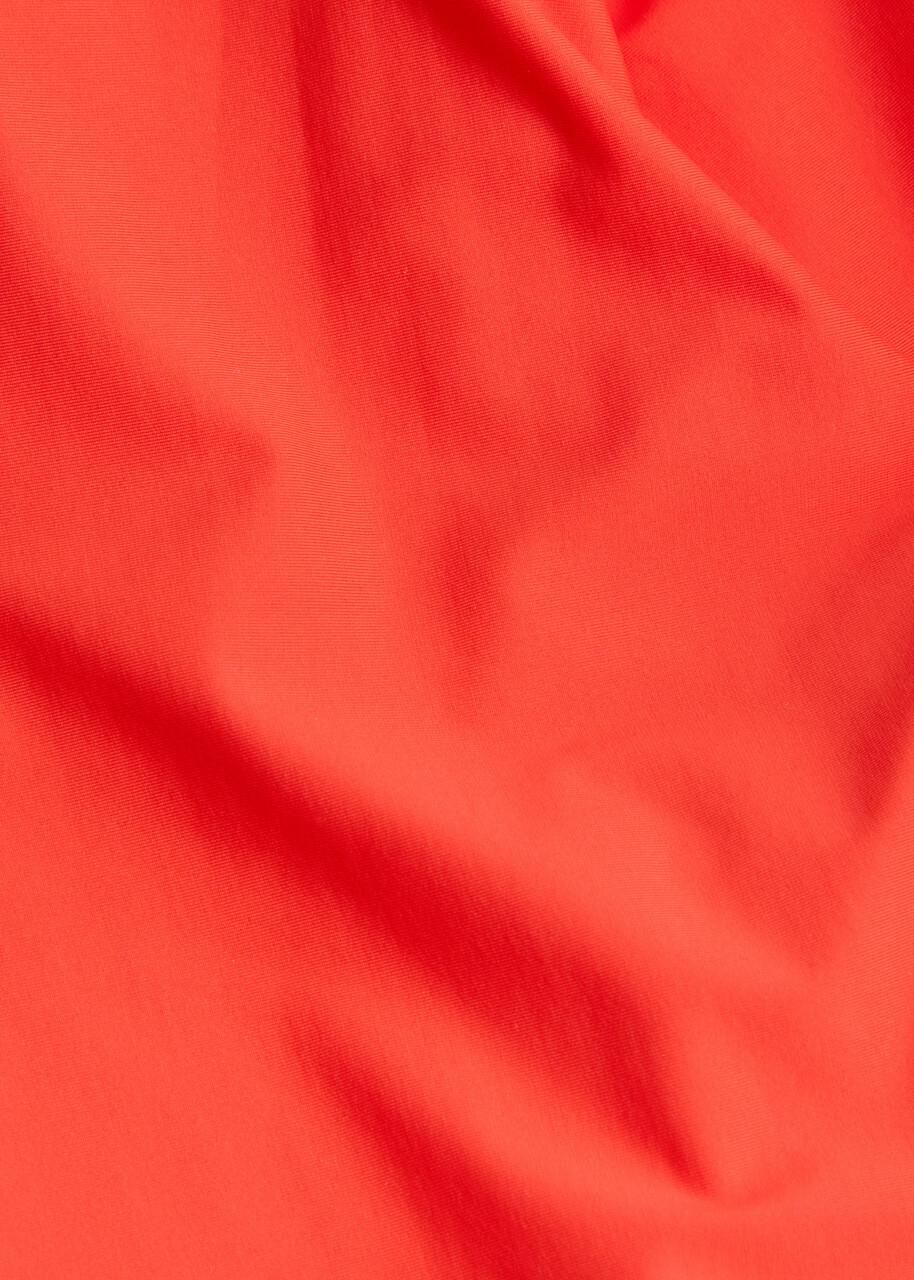 Bondi Born Margot Square-neck Swimsuit Red