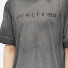 1017 ALYX 9SM Men's Transluscent Graphic T-Shirt in Black