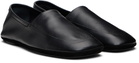 LEMAIRE Black Indoor Slipper Loafers