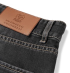 Brunello Cucinelli - Selvedge Denim Jeans - Charcoal