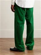 Aspesi - Straight-Leg Cotton-Corduroy Trousers - Green