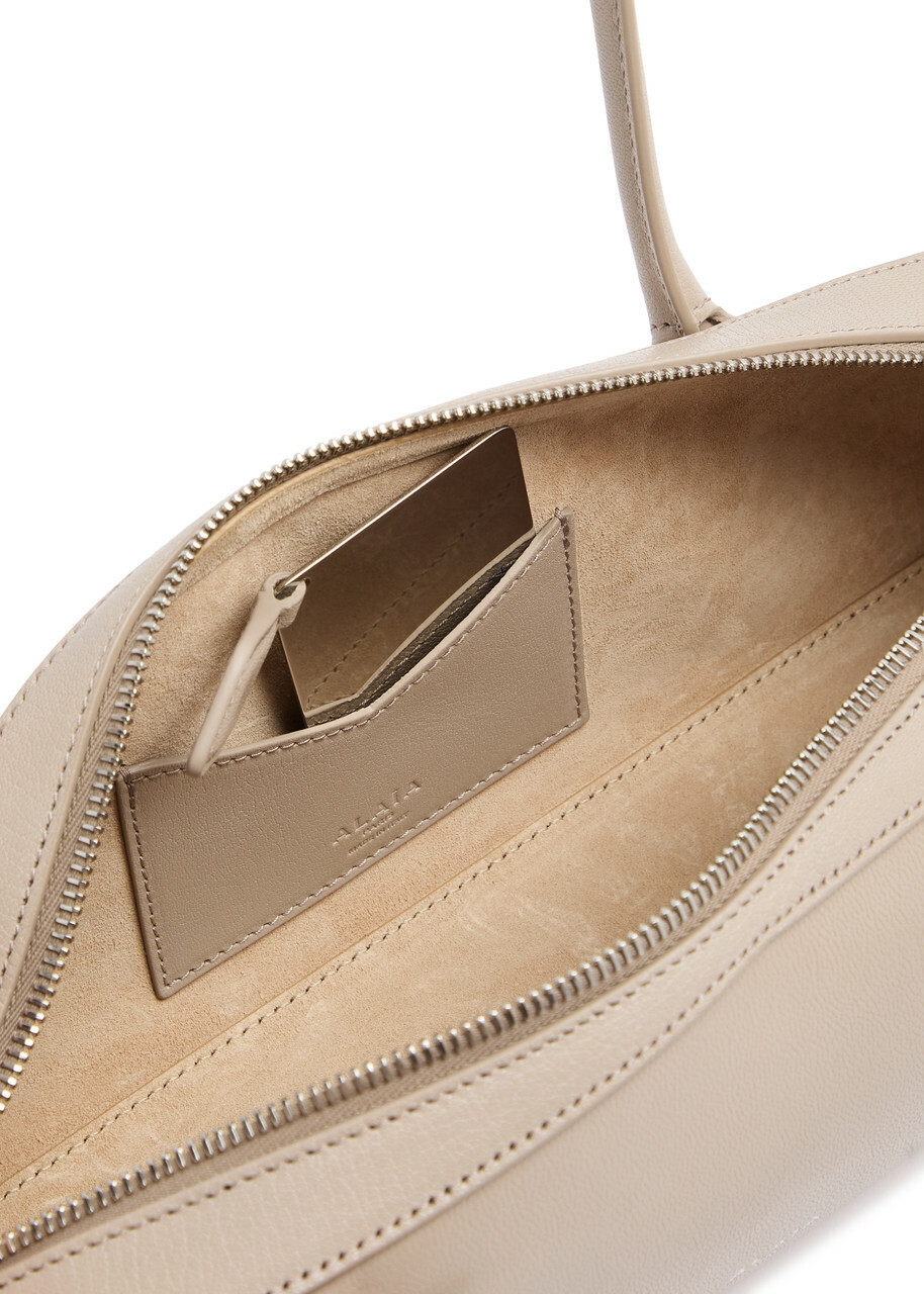 Alaïa Le Teckel Medium Grained Leather Shoulder bag - Taupe - One Size