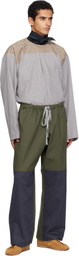 SC103 Khaki & Navy Dispatch Trousers