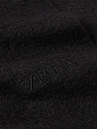 Zegna - Oasi Logo-Embroidered Fringed Cashmere Scarf