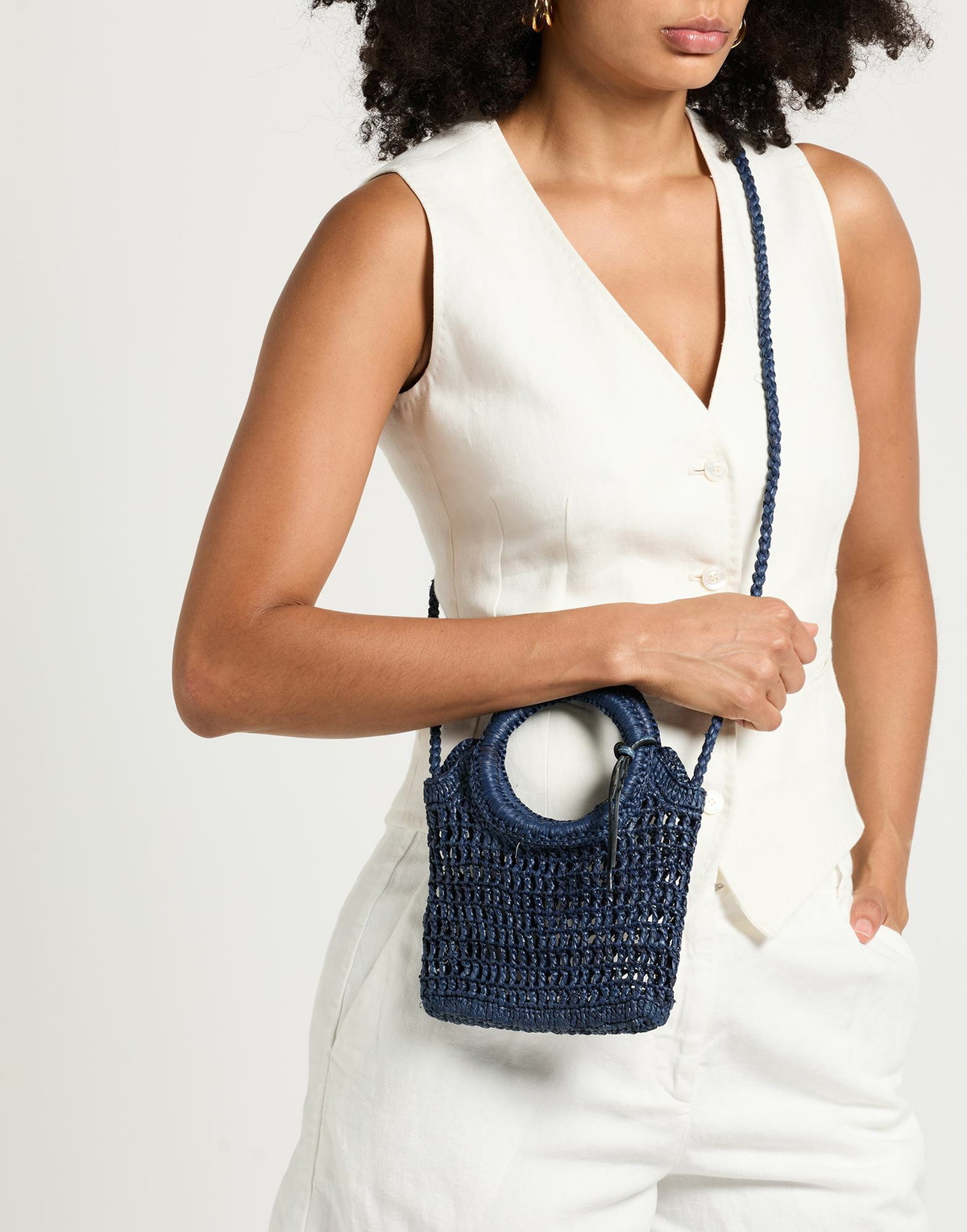 Manebí Womens Handbag in Navy