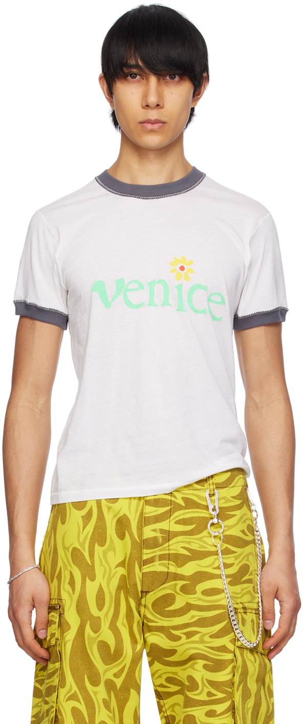 Photo: ERL White 'Venice' T-Shirt