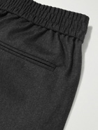 Sunspel - Straight-Leg Virgin Wool-Felt Trousers - Gray