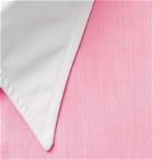 Maximilian Mogg - Pink Contrast-Trimmed Cotton-Zephyr Shirt - Pink