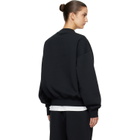 Fear of God ESSENTIALS Black Classic Crewneck Sweatshirt