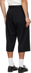 MM6 Maison Margiela Black Virgin Wool Shorts