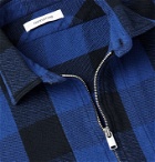 nonnative - Worker Checked Cotton-Twill Shirt Jacket - Blue