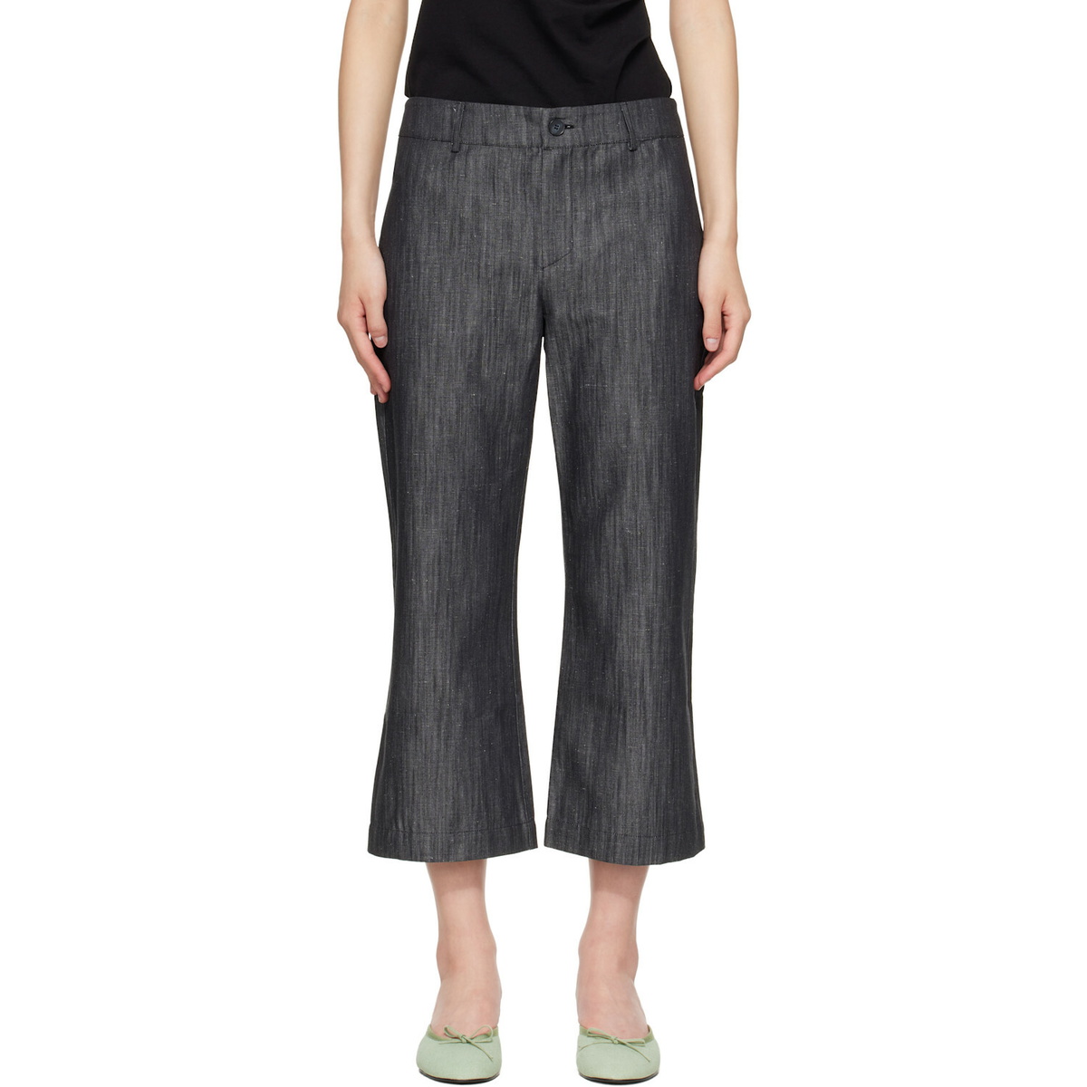 Paloma Wool Gray Sibily Denim Trousers